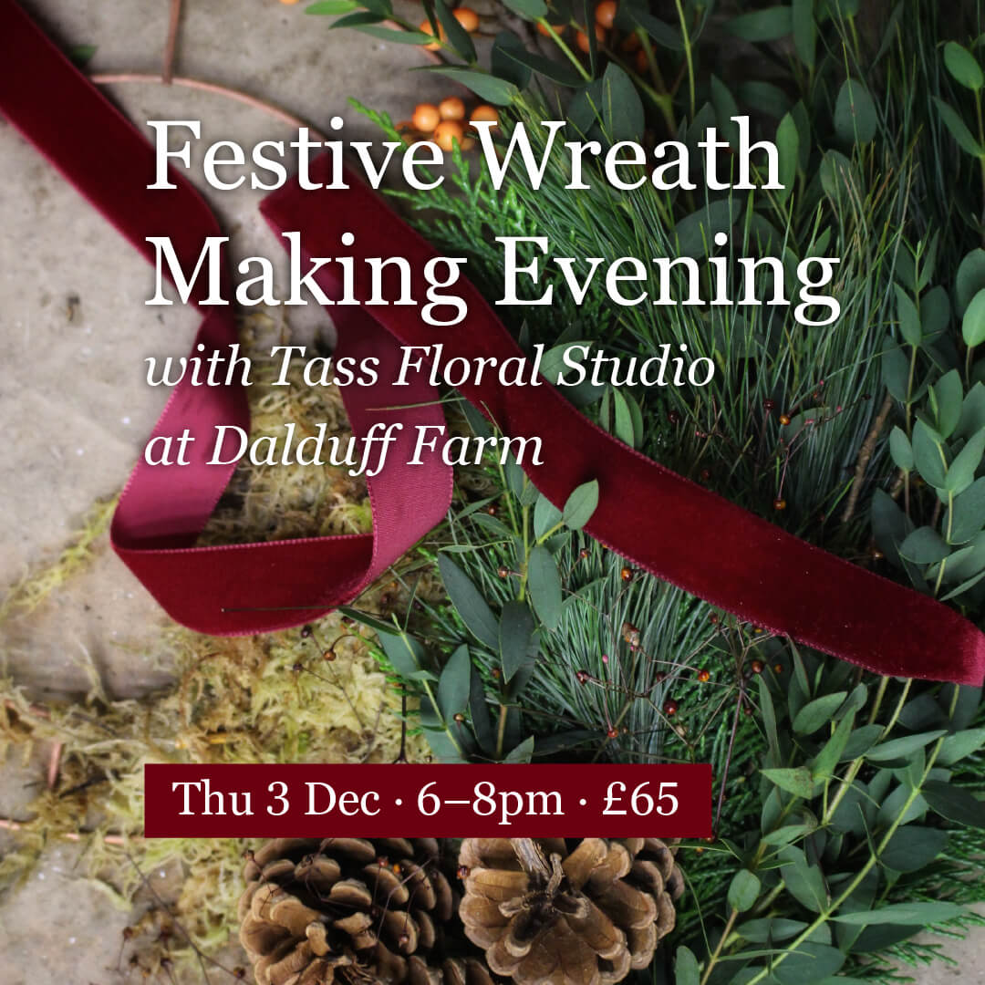 Festive Wreath Making Evening with Tass Floral Studio