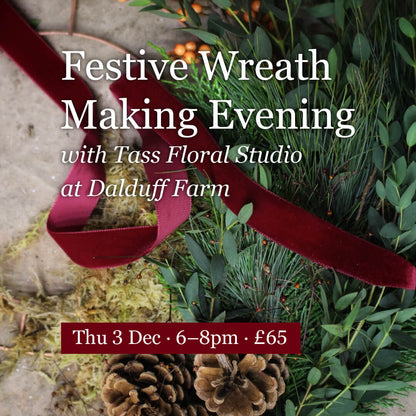 Festive Wreath Making Evening with Tass Floral Studio
